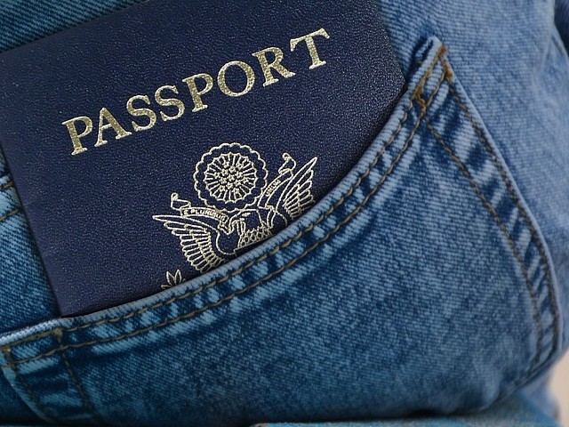 passport in pocket